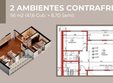 Departamento · 47m² · 2 Ambientes · Venta en Pozo - Departamento Dos Ambientes
