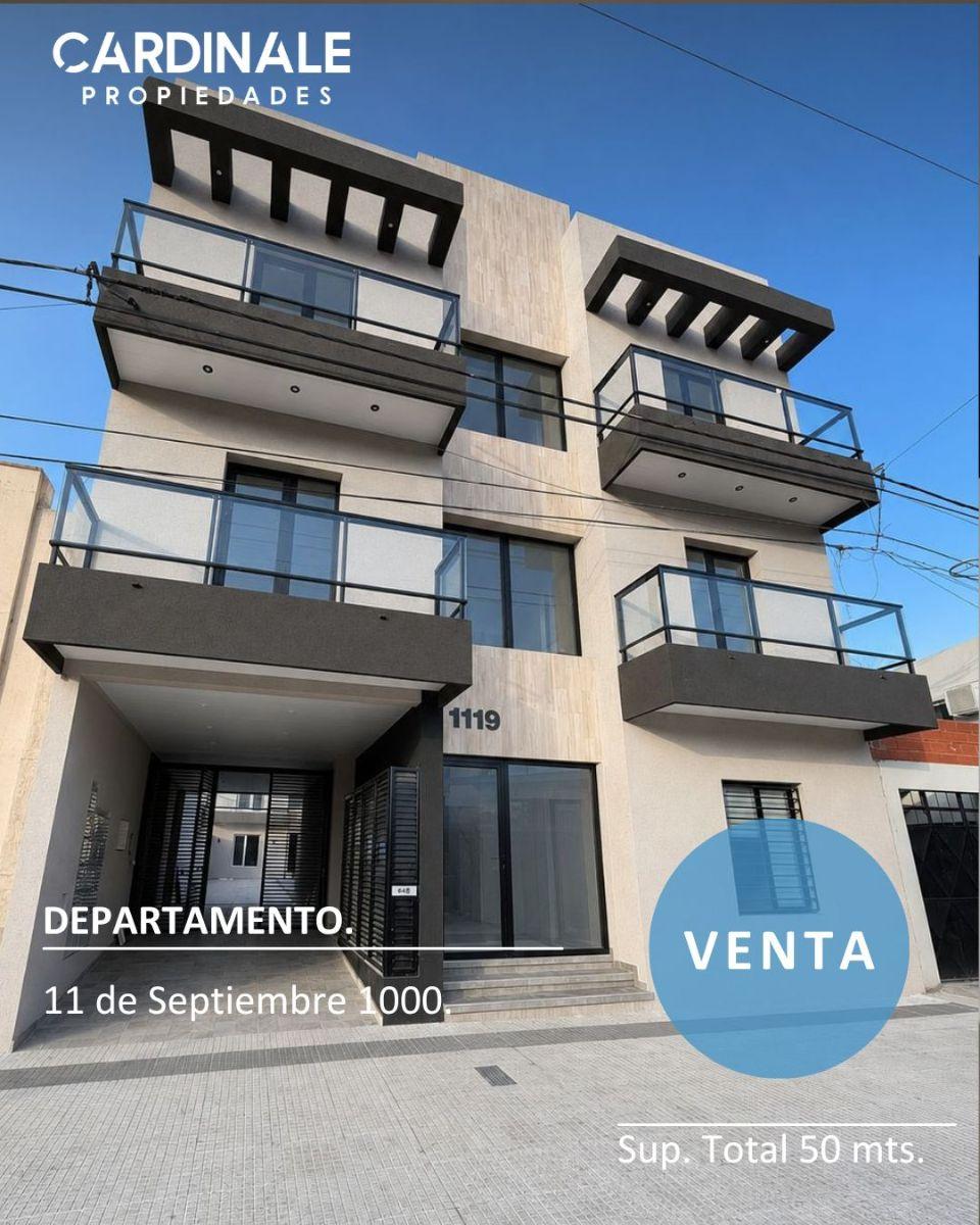 Departamentos de un dormitorio a estrenar, ubicados en calle 11 de Septiembre al 1000