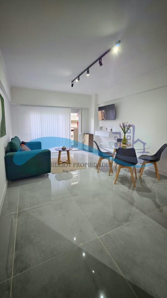 Depto 3 amb, 60m² con balcón y cochera fija — Macrocentro
