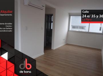 Departamento de 1 ambiente, La Plata · Departamento Monoambiente Dividido en Alquiler - Calle 24 y 25 La Plata - Opcional Cochera Cubierta