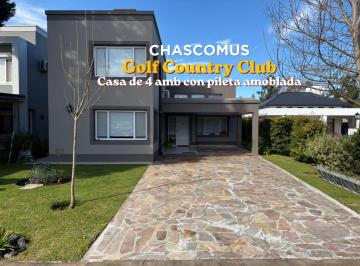 Casa · 75m² · 4 Ambientes · 1 Cochera · Venta Casa de 4 Amb con Pileta en El Golf Amoblada