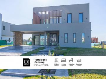 Casa · 245m² · 5 Ambientes · 6 Cocheras · Casa en Venta en Terralagos, Canning, Ezeiza