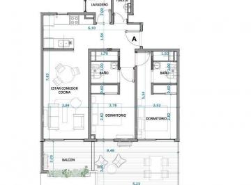 Departamento · 83ha · 3 Ambientes · Departamento 3 Ambientes / Edificio en Villa Devoto