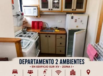 Departamento de 2 ambientes, Miramar · Tu Verano en El Centro: Departamento 2 Ambientes en Edificio Sur Xv (Zona I)