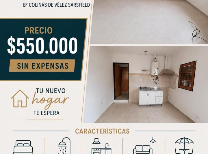 Departamento · 40m² · 2 Ambientes