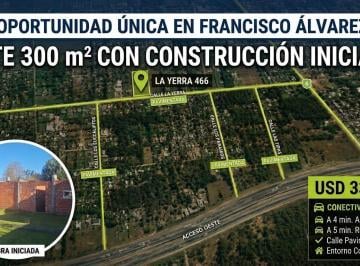 Terreno · 300m² · Lote con Construccion Iniciada