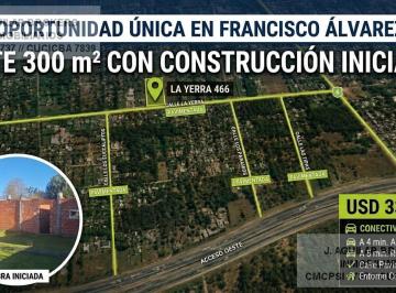 Terreno · 300m² · Lote con Construccion Iniciada