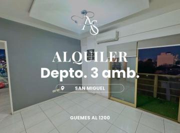 Departamento · 90m² · 3 Ambientes · 1 Cochera · Departamento - San Miguel
