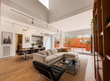 Departamento · 86m² · 2 Ambientes · 1 Cochera · Alquiler y Venta de Dúplex - Reciclado - Patio Propio - República de Eslovenia 1844, Las Cañitas