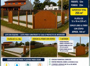Terreno de 6 ambientes, Mar del Tuyú · Gran Oportunidad Lote en Esquina con Platea y Servicios