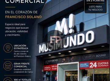 Local comercial · 400m² · Local en Aklquiler Comercial, Francisco Solano, Quilmes.