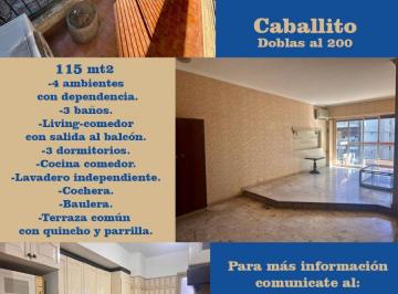 Departamento de 4 ambientes, Caballito · Exclusivo Semipiso de Categoría en El Corazón de Caballito