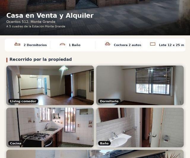 Casa · 300m² · 4 Ambientes · 1 Cochera