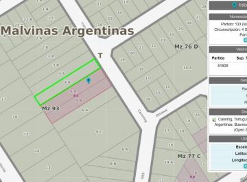 Terreno · 200m² · Terreno en Venta S/4 Lotes 2800 m², Tortuguitas, Malvinas Ar