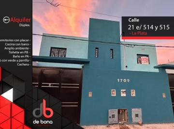 Departamento de 3 ambientes, La Plata · Departamento Tipo Dúplex a Estrenar - Alquiler - 21 E/ 514 y 515 - La Plata - José Hernandez