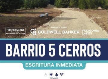 Terreno · 1390m² · Venta Lote Uf4 - 1.390 m² en Barrio Cerrado “5 Cerros” – Antiguo Camino Al Llao Llao, Bariloche