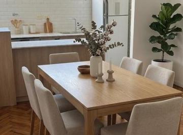 cocina comedor mejorada con muebles.jpeg · Hermoso Departamento en Av Luis María Campos 300