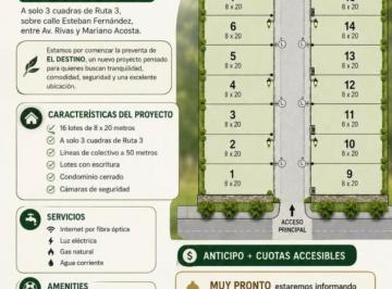 Terreno · 160m² · Lotes a Financiar en Gonzalez Catan
