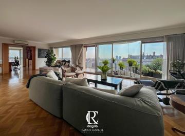 Departamento · 300m² · 7 Ambientes · 2 Cocheras · Exclusivo Piso Alto de 7 Ambientes con Vistas Abiertas Al Río en Barrancas de Belgrano - Muy Luminos