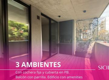 Departamento · 67m² · 3 Ambientes · 1 Cochera · Alquiler - Departamento - 3 Ambientes - Caballito - Cochera