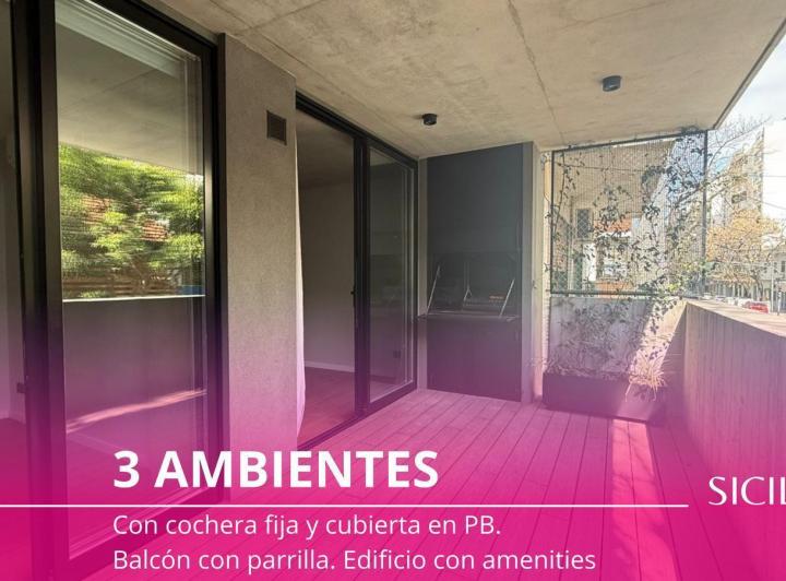 Departamento · 67m² · 3 Ambientes · 1 Cochera