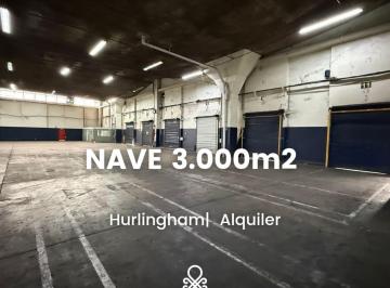 Bodega-Galpón · 3000m² · Nave Industrial 3.000 m² en Hurlingham en Centro Logistico