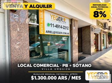 Local comercial · 60m² · 2 Ambientes · Local - Villa Urquiza