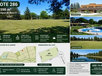Terreno , Brandsen · Lote en Campos de Roca II – 2.598 m² – Cul - de - Sac – Escriturado – Apto Crédi
