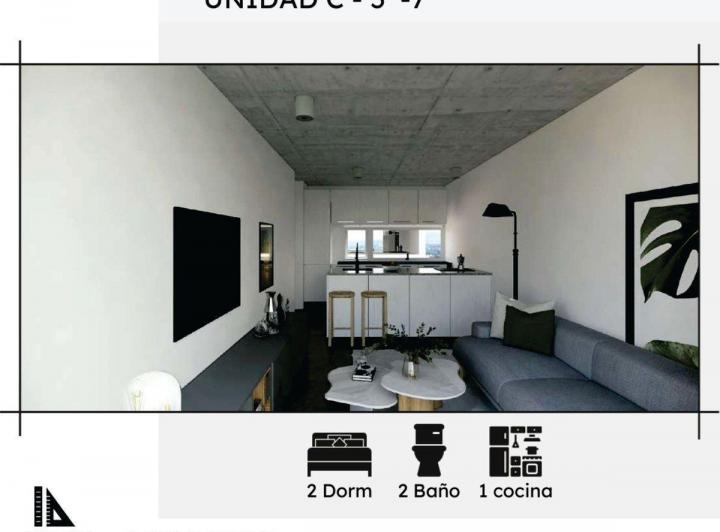 Departamento · 63m² · 3 Ambientes