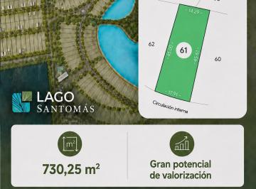 Terreno en Venta Santomás Pueblo Verde · Lote Adjudicado en Lago Santomás – Etapa 3 – 730 m²