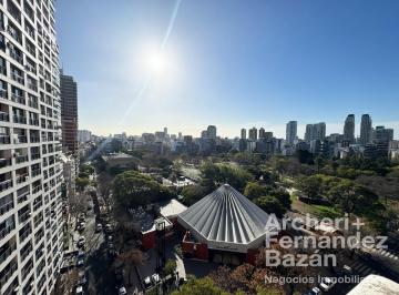 Departamento · 90m² · 3 Ambientes · 1 Cochera · Departamento 3 Amb. Amueblado Frente Al Parque Las Heras