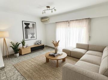 Living proyectado con IA · Venta Depto 3 Ambientes con Balcón Al Frente en Olivos