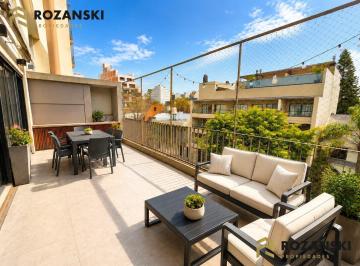 Departamento · 133m² · 5 Ambientes · 1 Cochera · Venta Departamento, Triplex con Balcón Aterrazado con Parrilla, Terraza y Cochera. Palermo