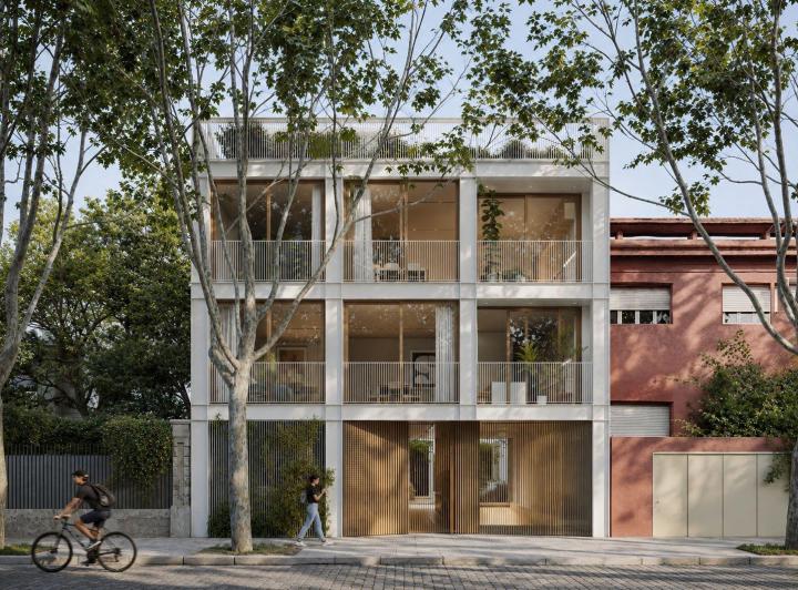 Desarrollo vertical · Eme By Pink - 4 Casas en Belgrano Maure y Villanueva