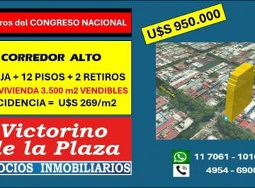 Terreno · 398m² · Terreno - Corredor Alto - 3500 m² Vendibles - Incidencia D269/m²