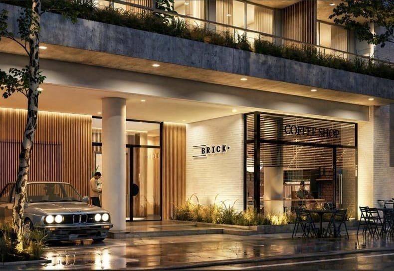 Venta en pozo - departamento 2 ambientes al frente con balcón terraza