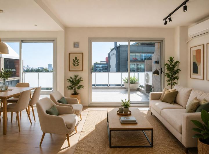 Departamento · 93m² · 4 Ambientes · 1 Cochera