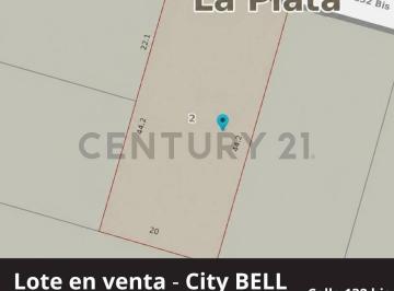 Terreno · 884m² · Lote en Venta - City Bell 132 Bis