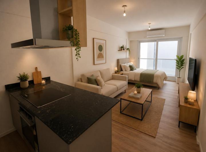 Departamento · 38m² · 1 Ambiente