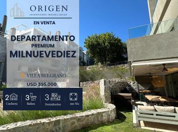 Departamento · 190m² · 5 Ambientes · 3 Cocheras · Financiación - Departamento de Categoria en Milnuevediez - Villa Belgrano - Planta Baja 3 Dorm.