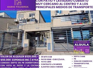 Departamento de 2 ambientes, La Matanza · Departamento en Alquiler con Patio San Justo