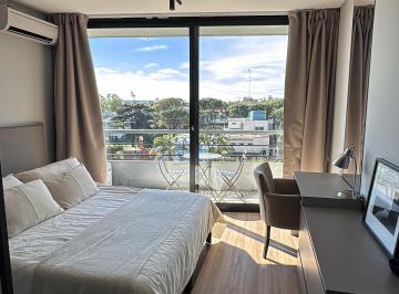 Departamento de 1 ambiente, Núñez · Studio Reciclado a Estrenar Sobre Libertador Nuñez Vista Al Rio Balcon y Pileta