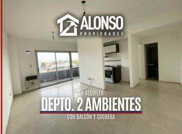 Departamento · 45m² · 2 Ambientes · 1 Cochera · Depto. 2 Ambientes con Balcón en Alquiler – Banfield Centro