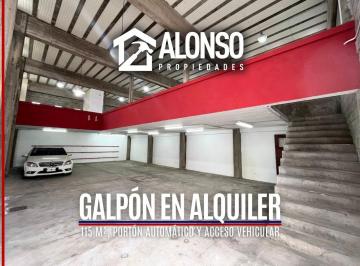 Bodega-Galpón · 115m² · 1 Ambiente · Galpón en Alquiler en Lanús – 115 m²