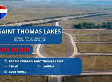 Terreno · 760m² · Lote en Venta Saint Thomas Lakes