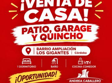 Casa de 3 ambientes, Córdoba · Los Gigantes Anexo - Hermosa Casa - 1 Dormitorio