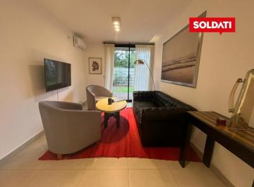 Departamento · 52m² · 3 Ambientes · 1 Cochera · Departamento en Venta en Green Land Pilar - Tres Ambientes - con Jardín