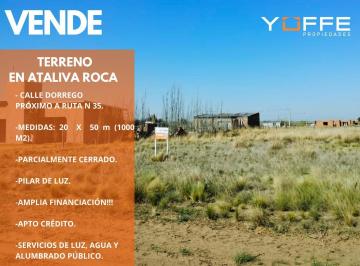 Terreno · 1000m² · Terreno en Ataliva Zona del Cementerio