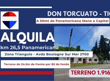 Terreno · 4157m² · Alquila 1916 m² Don Torcuato Panamericana Km 26.5