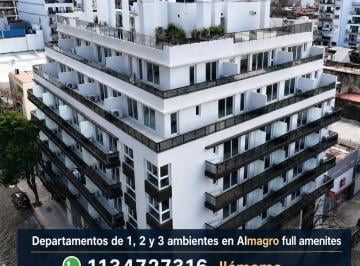 Departamento de 1 ambiente, Almagro · Departamentos a Estrenar de 1, 2 y 3 Ambientes Almagro